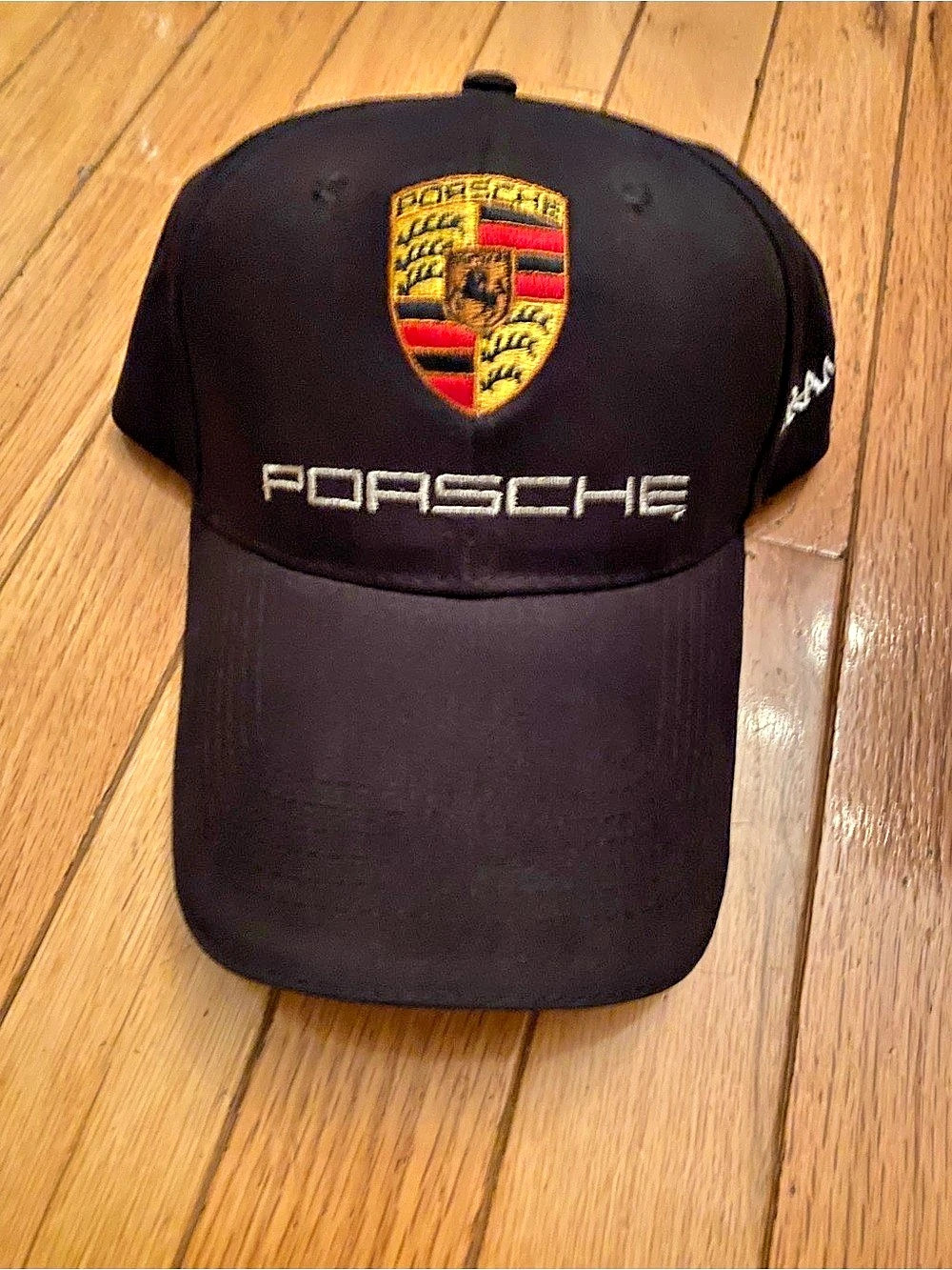 Porsche Braman Motorcars Palm Beach Embroidered Baseball Hat Black Hat